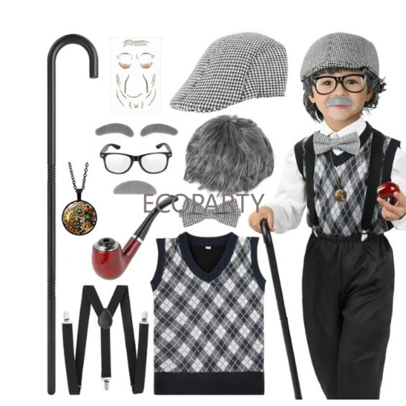 Men Accessories Hat - 2024 Новый детский 100-дневный школьный костюм