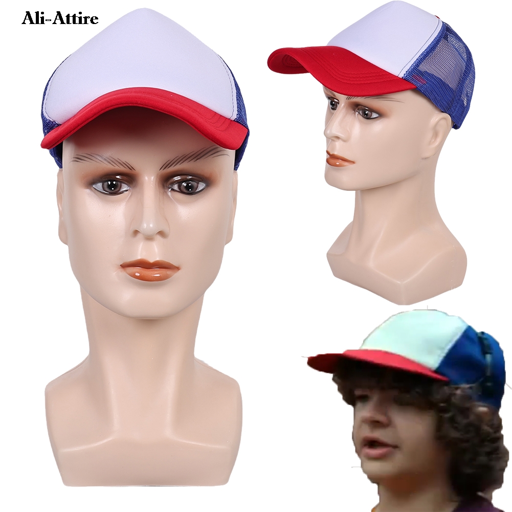 Men Accessories Hat - ТВ ST 5, косплей Дастина, сине-белая