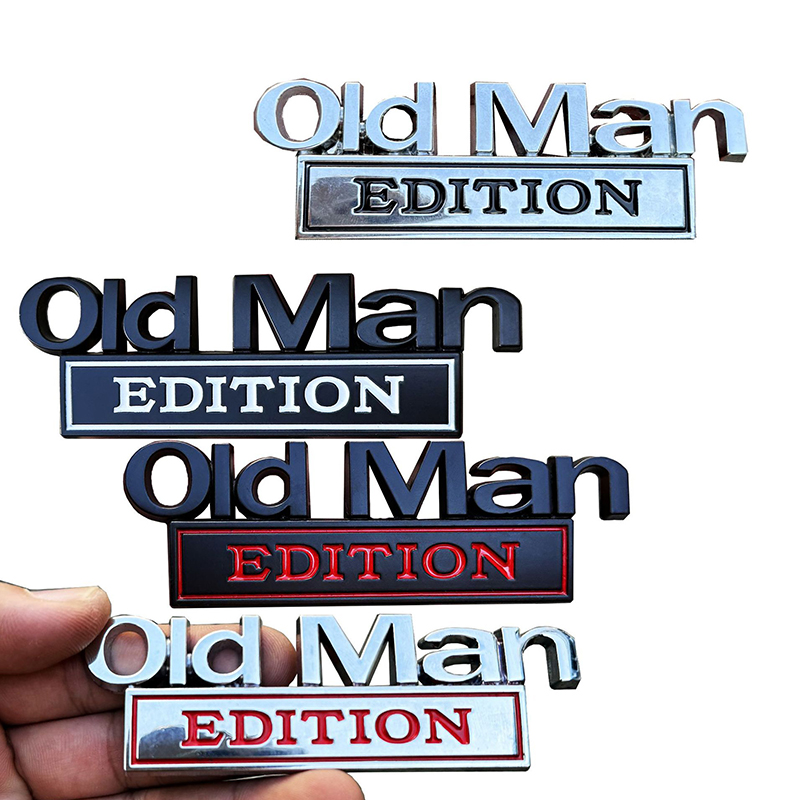 Men Accessories Logo - 【F】Металлическая 3D-наклейка-эмблема для автомобиля с хромированным