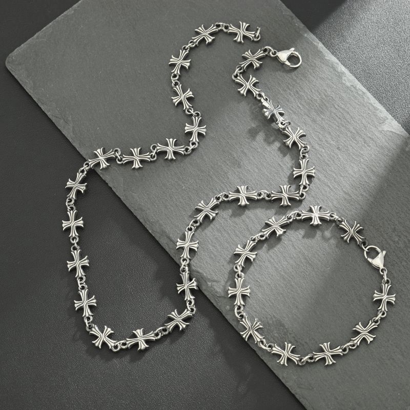 Men'S Accessories Premium - Панк-цепочка с крестом, ожерелье для мужчин