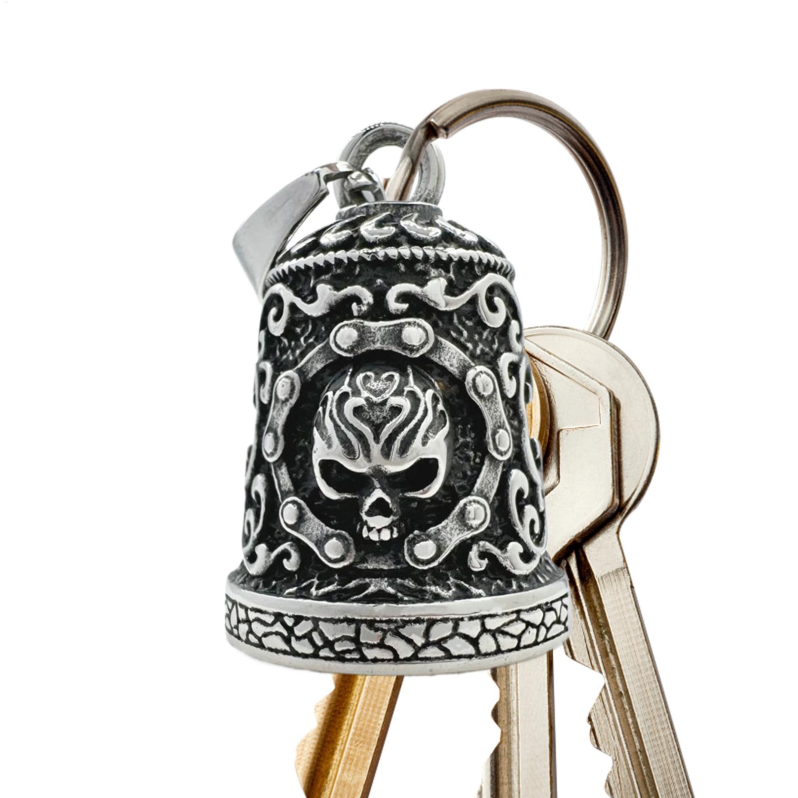 Men Accessories Hand - Подвеска-колокольчик в виде черепа для мотоциклистов,