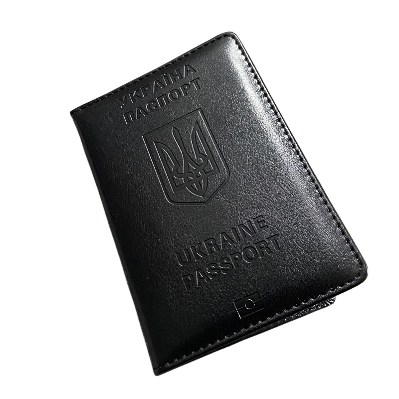 Men'S Accessories Case - Украинский держатель для паспорта, мужской черный