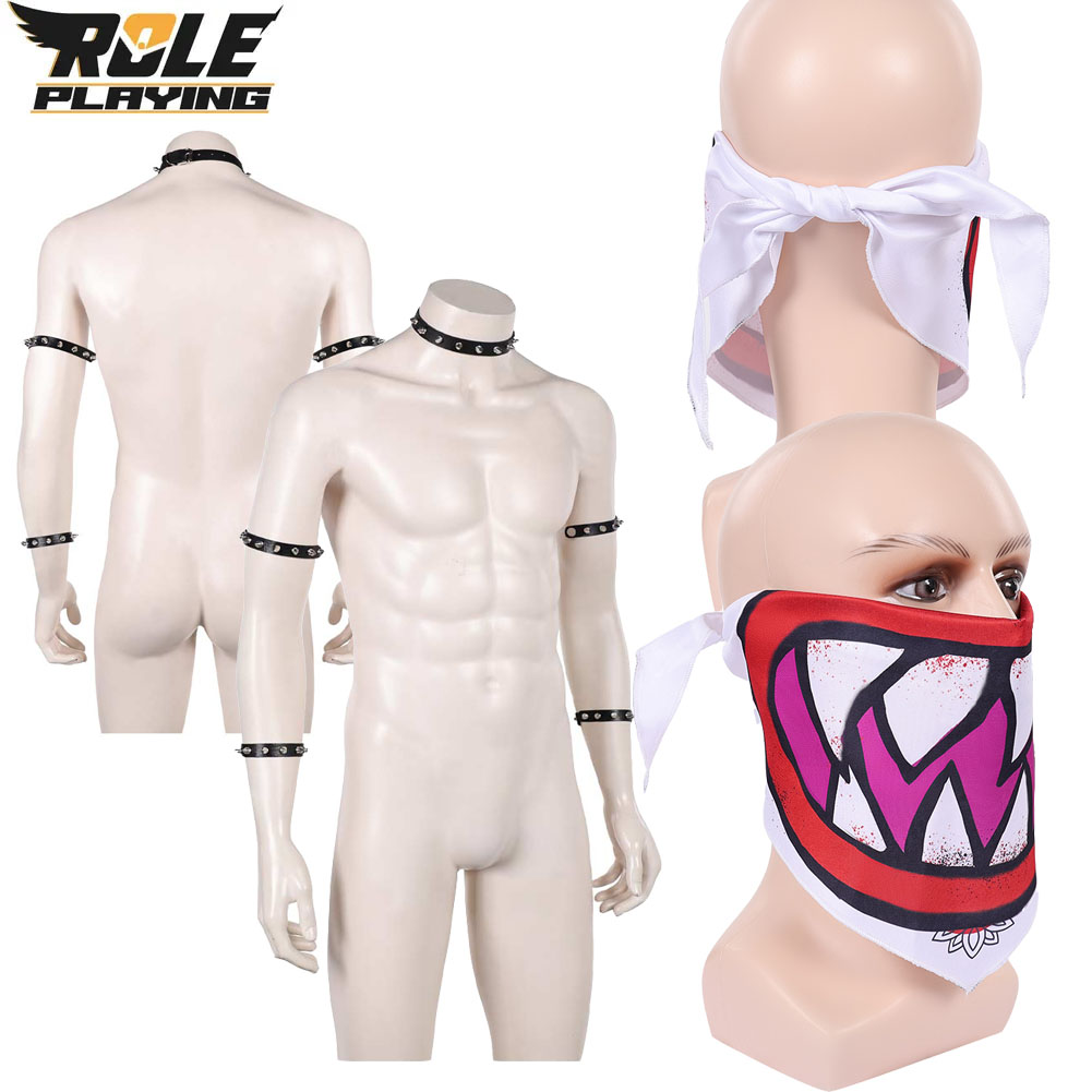 Men Accessories Hand - Костюмный набор Bowser Jr: шарф, маска,