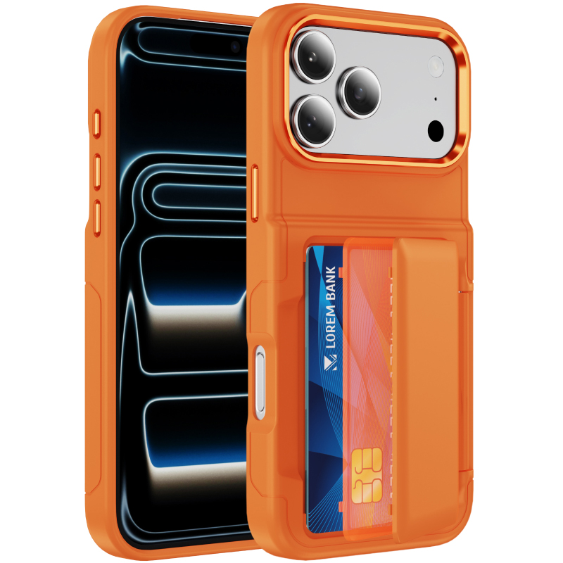 Phone Wallet Combo - Новый однотонный матовый чехол-бумажник из поликарбоната