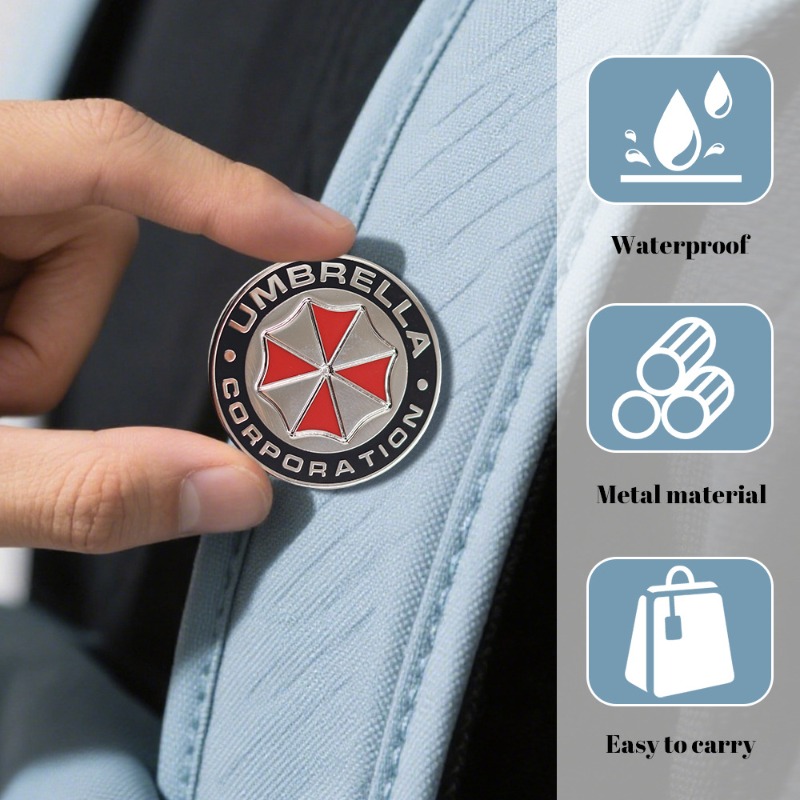 Men Accessories Logo - Металлический значок с логотипом Umbrella Company,