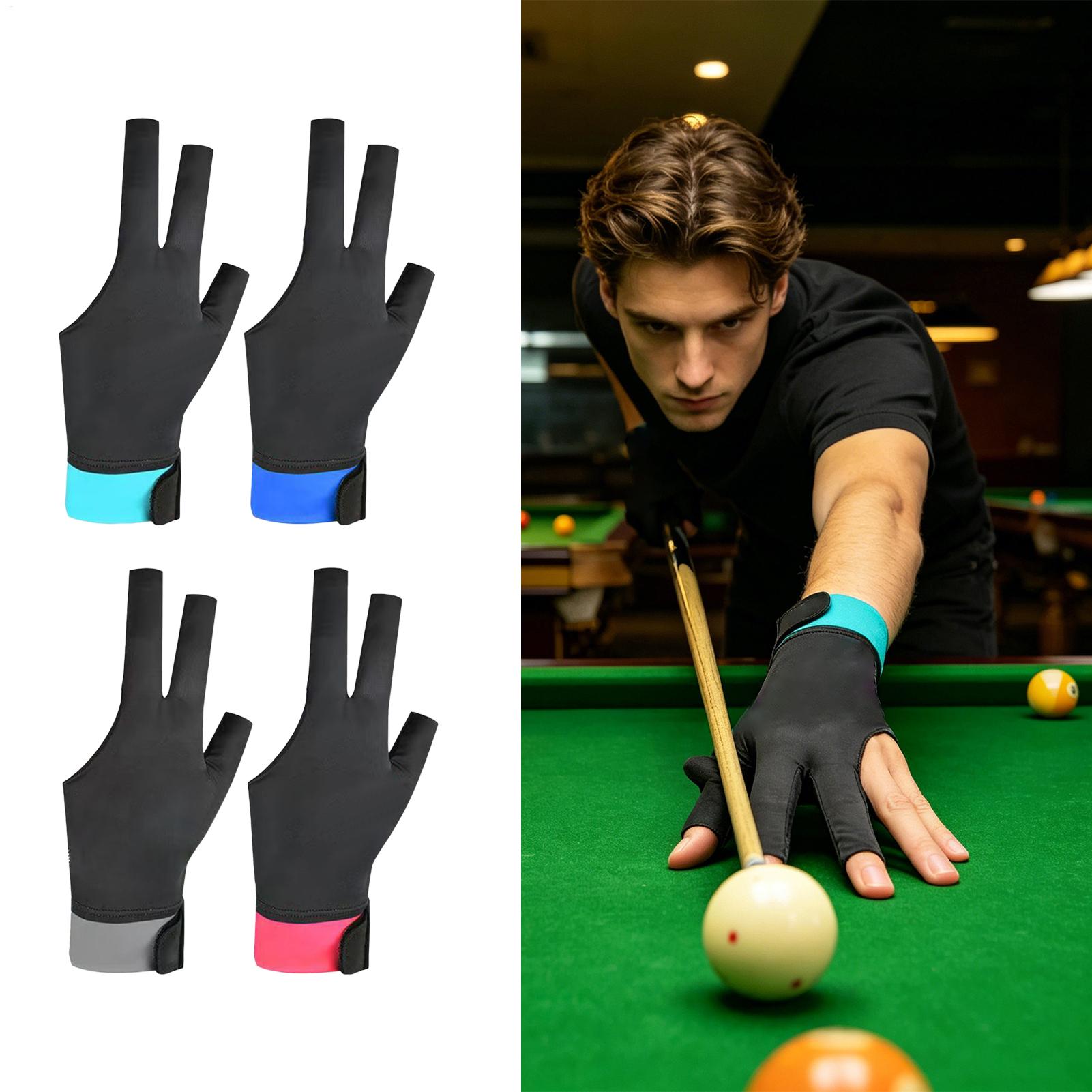 Men Accessories Hand - Перчатки для бильярда с 3 пальцами,