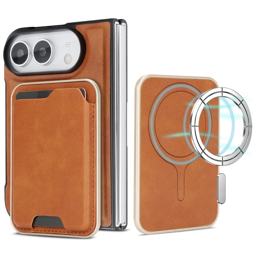 Phone Wallet Combo - Съемный кожаный чехол-кошелек с держателем для