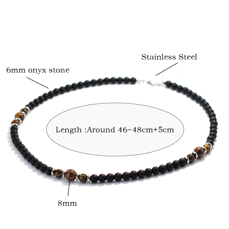 Премиум 6 мм натуральный оникс – обзор и цена Men'S Accessories Premium