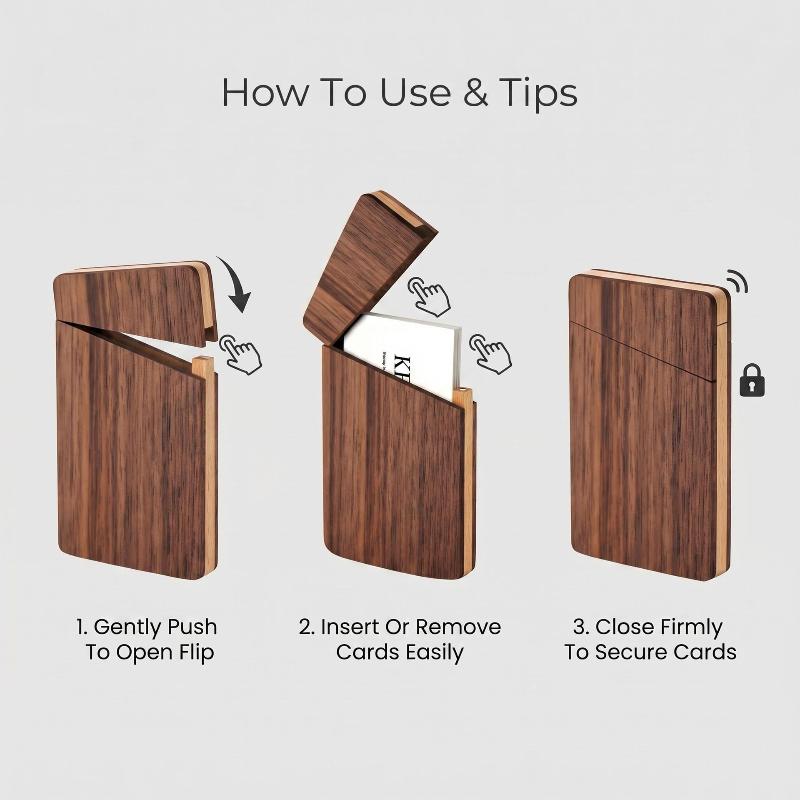 Портативный деревянный держате – обзор и цена Men'S Accessories Case